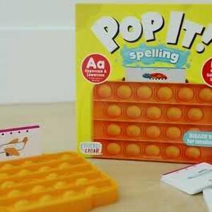 🌭♡Orange Pop-It Spelling Game - Educational Sensory Puzzle